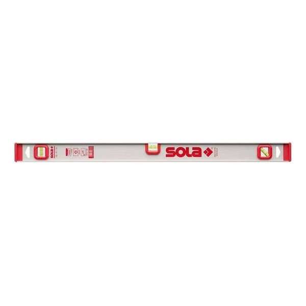 SOLA Alu-waterpas I-prof. met 45° libel I5/60 60cm 3 libellen 1,00mm/m zilver SOLA Alu-waterpas I-prof. met 45° libel I5/60 60cm 3 libellen 1,00mm/m zilver