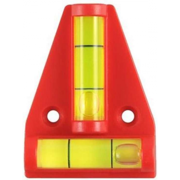Proplus Waterpas Pyramide 6 Cm Rood/geel Blister Proplus Waterpas Pyramide 6 Cm Rood/geel Blister