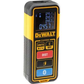 Dewalt DW099S Digitale Afstandsmeter - 30m - Bluetooth