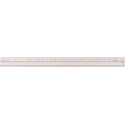 Vaessen Creative Liniaal - Aluminium - 45 cm - Uitsparing voor Grip - Stabiele Snijliniaal