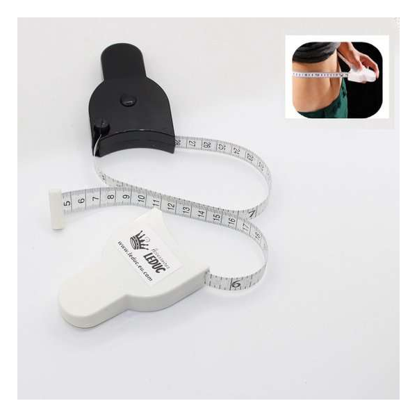Set van 2 lintmeters / Rolmaten BMI om de Taille te meten . 1 zwart + 1 Wit Rolmaat 150cm Set van 2 lintmeters / Rolmaten BMI om de Taille te meten . 1 zwart + 1 Wit Rolmaat 150cm
