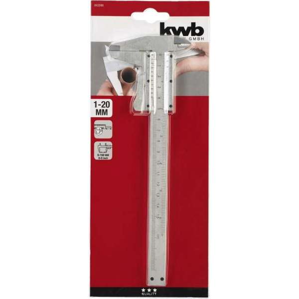 KWB - SCHUIFMAAT - 150 MM - analoog KWB - SCHUIFMAAT - 150 MM - analoog