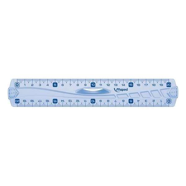 Maped decimeterlat Geometric dubbele decimeter, 20 cm Maped decimeterlat Geometric dubbele decimeter, 20 cm