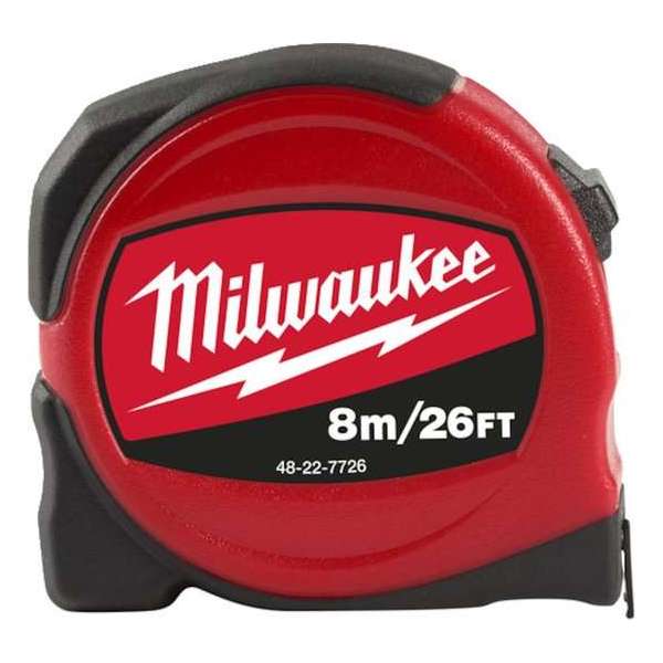 Milwaukee 48227726 Rolmaat - 8m Milwaukee 48227726 Rolmaat - 8m