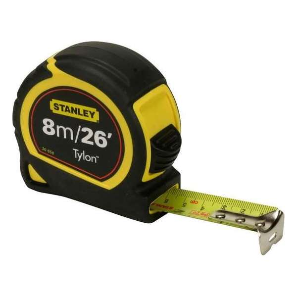 STANLEY Rolbandmaat Tylon - 8M/24' - 25 mm