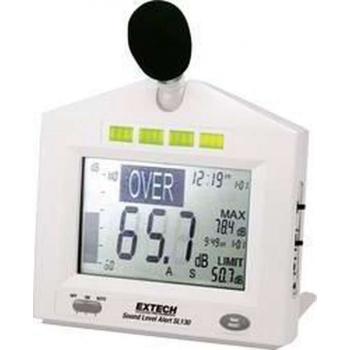 Extech Decibelmeter SL130W 30 - 130 dB 31.5 Hz - 8000 Hz