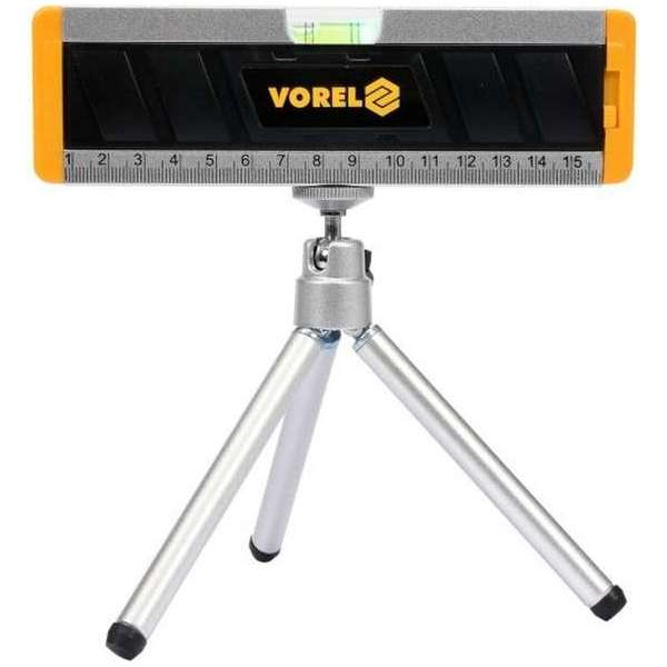 Vorel Laserwaterpas met statief - 10meter meetbereik Vorel Laserwaterpas met statief - 10meter meetbereik