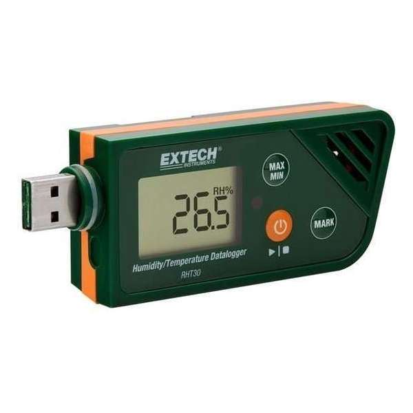 EXTECH RHT30: USB Vochtigheid/Temperatuur Datalogger EXTECH RHT30: USB Vochtigheid/Temperatuur Datalogger