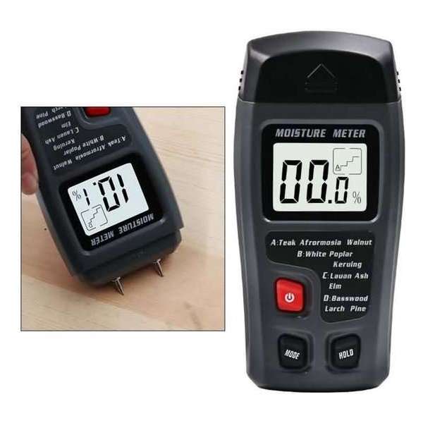 Vochtigheidsmeter voor hout Houtvochtigheid meten opmeten Wood moisture humidity Tester / HaverCo Vochtigheidsmeter voor hout Houtvochtigheid meten opmeten Wood moisture humidity Tester / HaverCo