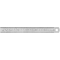 Liniaal 1000x20x1mm staal met maatverdeling