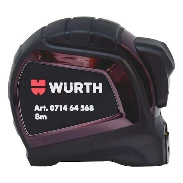 Wurth Rolmaat 8m x25mm - Rolbandmaat - Meetlint - Rolband - Landmeter- Duimstok Wurth Rolmaat 8m x25mm - Rolbandmaat - Meetlint - Rolband - Landmeter- Duimstok