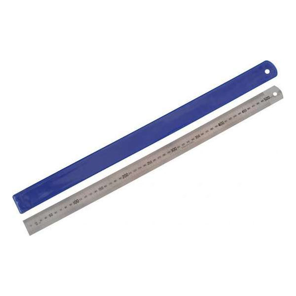 liniaal junior 50 cm staal zilver 2-delig liniaal junior 50 cm staal zilver 2-delig