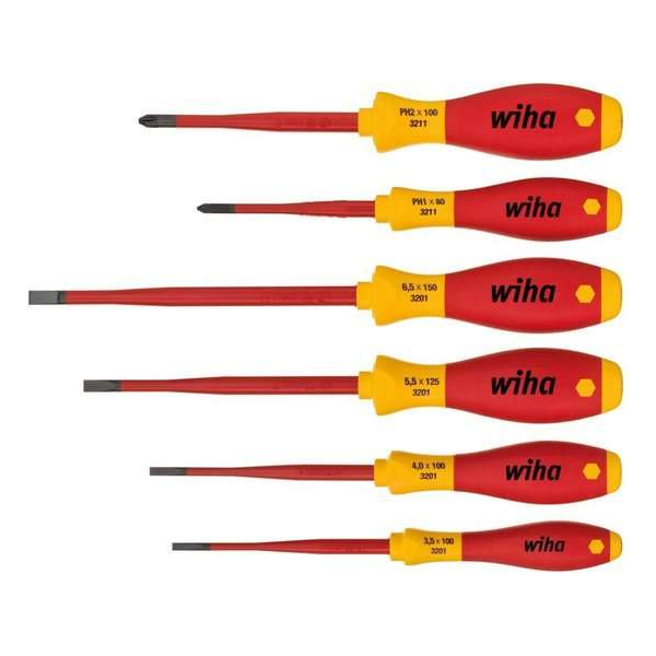 Wiha Schroevendraaierset 3201 K6 Wiha Schroevendraaierset 3201 K6