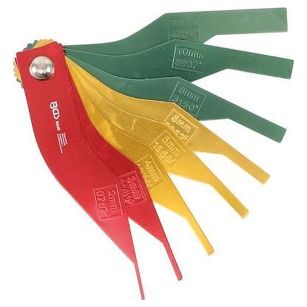 BGS - APK - Remvoering - remblokken - Voelermaat set - aluminium - werkplaats gereedschap - 8 delig - BGS9440 BGS - APK - Remvoering - remblokken - Voelermaat set - aluminium - werkplaats gereedschap - 8 delig - BGS9440