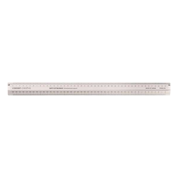 Vaessen Creative Aluminium Veiligheidsliniaal 45cm Vaessen Creative Aluminium Veiligheidsliniaal 45cm