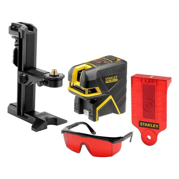 STANLEY FATMAX - FMHT1-77415 - 5 punts + kruislijnlaser - Rood STANLEY FATMAX - FMHT1-77415 - 5 punts + kruislijnlaser - Rood