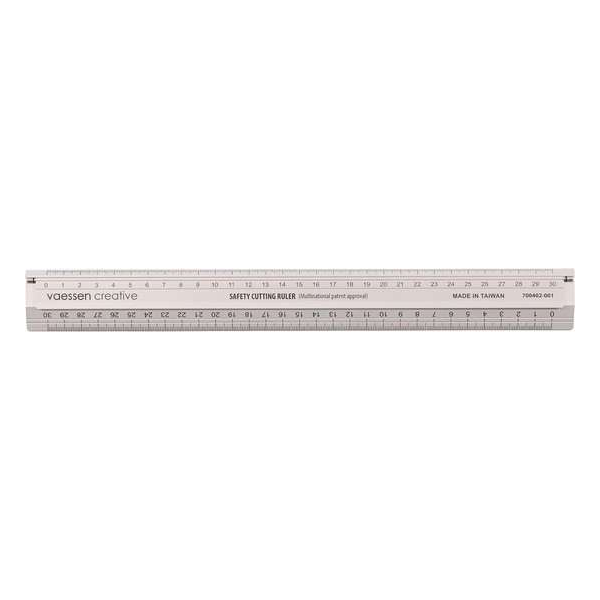 Vaessen Creative Aluminium Veiligheidsliniaal 30cm Vaessen Creative Aluminium Veiligheidsliniaal 30cm