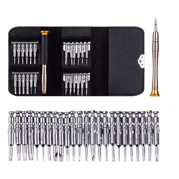 Precisie Torx Schroevendraaierset - Mini Schroevendraaierset - 25 Delige Schroevendraaierset in Etui Precisie Torx Schroevendraaierset - Mini Schroevendraaierset - 25 Delige Schroevendraaierset in Etui