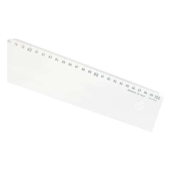 Liniaal Aristo 100cm - glashelder plexiglas Liniaal Aristo 100cm - glashelder plexiglas