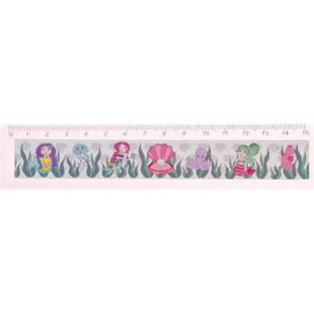 Lg-imports Liniaal Zeemeermin Meisjes 15 Cm Roze
