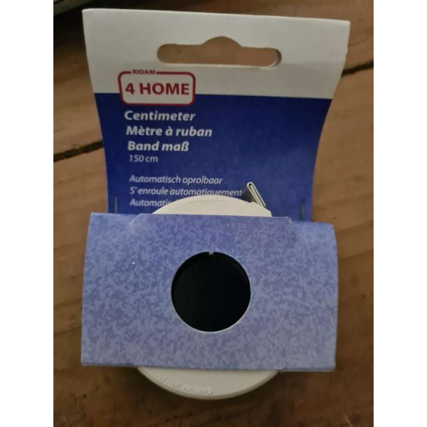 Rolcentimer 150cm 4Home automatisch oprolbaar Rolcentimer 150cm 4Home automatisch oprolbaar