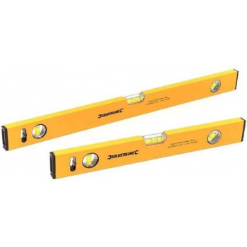 Silverline Waterpas met 3 libellen van 45, 90 en 180 Graden - 1200 mm.