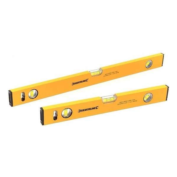 Silverline Waterpas met 3 libellen van 45, 90 en 180 Graden - 1200 mm. Silverline Waterpas met 3 libellen van 45, 90 en 180 Graden - 1200 mm.