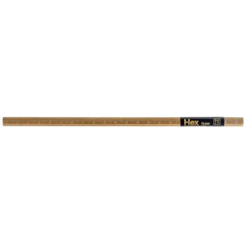 Doiy Liniaal Hex 22 Cm Staal Goud