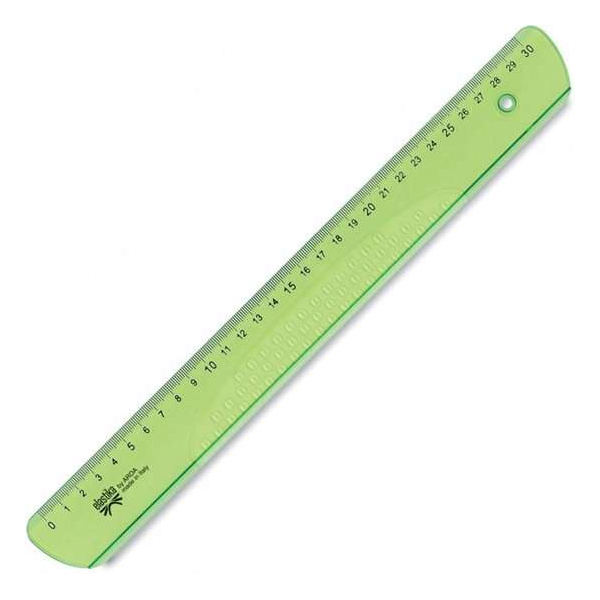 Arda Elastika 30cm Onbreekbare Liniaal - Buigzame liniaal van PVC met afgeschuinde rand Arda Elastika 30cm Onbreekbare Liniaal - Buigzame liniaal van PVC met afgeschuinde rand