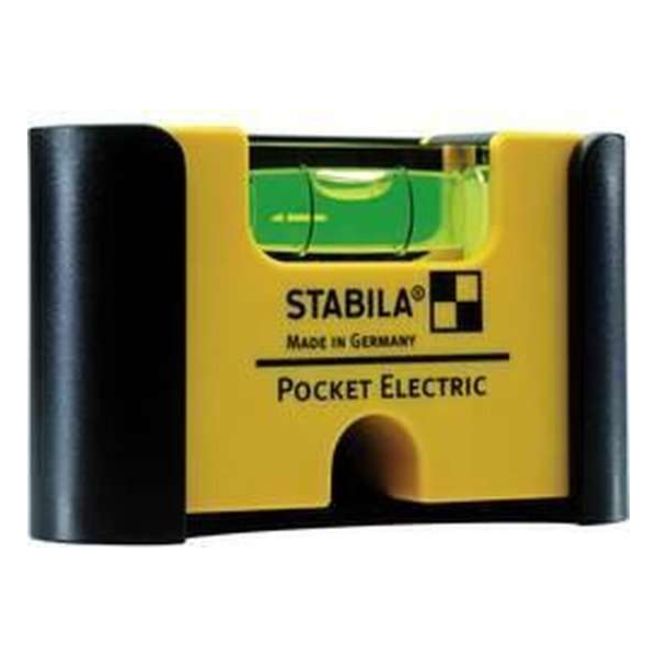 Stabila Pocket Electric 18115 Mini-Waterpas 7 Cm 1 Mm/M Stabila Pocket Electric 18115 Mini-Waterpas 7 Cm 1 Mm/M
