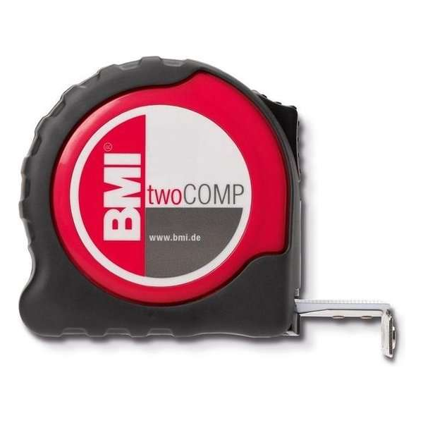 BMI rolbandmaat 5 mtr TwoComp magnetisch BMI rolbandmaat 5 mtr TwoComp magnetisch