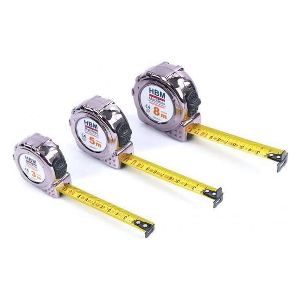 HBM -Rolband maat -Rolmaat - 19 mm x 5 meter HBM -Rolband maat -Rolmaat - 19 mm x 5 meter