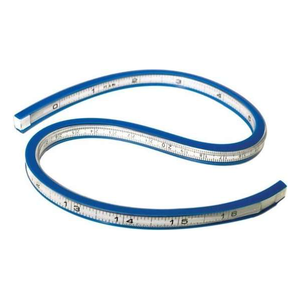 Flexibel liniaal Westcott 40cm - inch en cm verdeling Flexibel liniaal Westcott 40cm - inch en cm verdeling