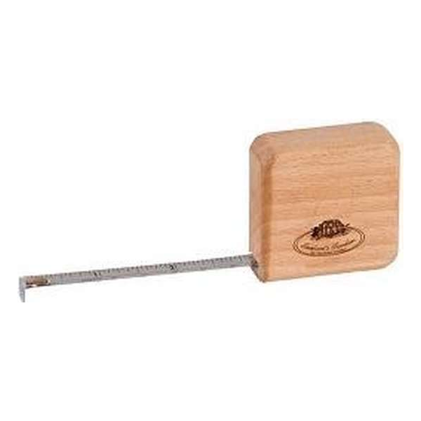 Rolmaat - Rolbandmaat - hout - 2 meter - Inches en cm Rolmaat - Rolbandmaat - hout - 2 meter - Inches en cm