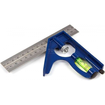 Silverline 150 mm, Combinatie Winkelhaak