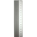 Vaessen Creative Liniaal - aluminium - 60 cm