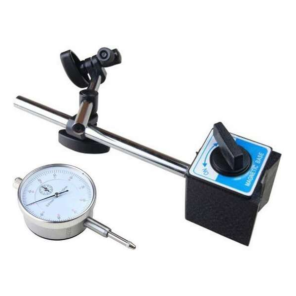 Magneetklokstandaard met Meetklok Magneetklokstandaard met Meetklok