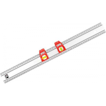 KAPRO-314 Liniaal met libellen - Aluminium - 600mm