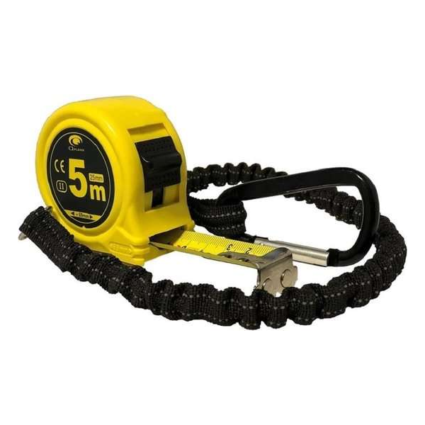 Robuuste Rolbandmaat met Elastisch Anti-Shock-Koord - 5 Meter Robuuste Rolbandmaat met Elastisch Anti-Shock-Koord - 5 Meter