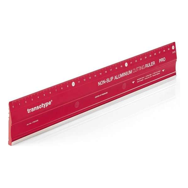 Transotype 30cm Aluminium Liniaal Transotype 30cm Aluminium Liniaal