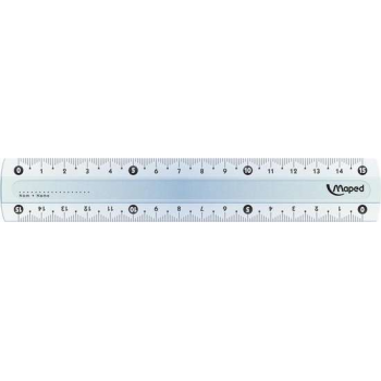 179x Maped liniaal Essentials 146 15cm, dubbele graduatie