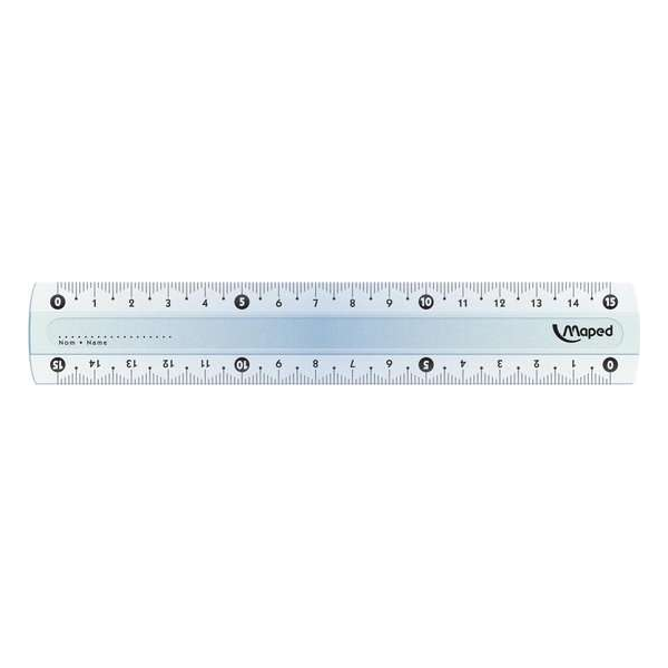 179x Maped liniaal Essentials 146 15cm, dubbele graduatie 179x Maped liniaal Essentials 146 15cm, dubbele graduatie