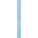 liniaal 30 cm blauw