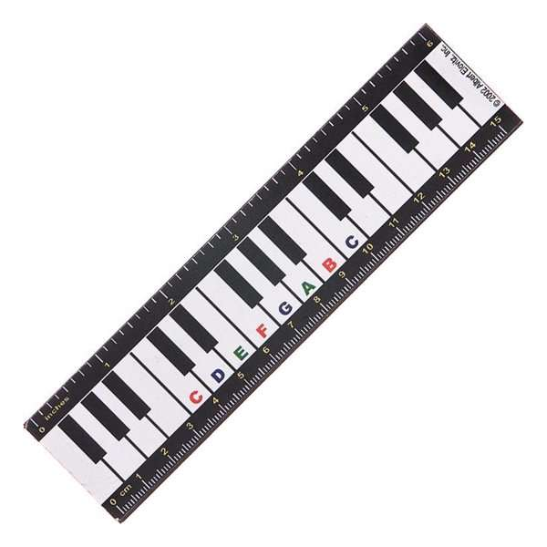 Vinyl magnetische liniaal pianotoetsen Vinyl magnetische liniaal pianotoetsen