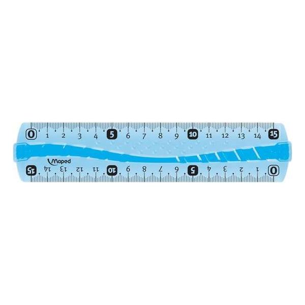 50x Maped liniaal onbreekbaar 15cm, met dubbele graduatie 50x Maped liniaal onbreekbaar 15cm, met dubbele graduatie