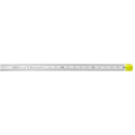flexibele rvs liniaal dubbelzijdig 200 mm fluo