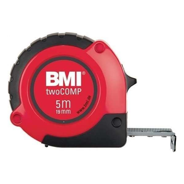 BMI rolbandmaat 8 mtr TwoComp magnetisch BMI rolbandmaat 8 mtr TwoComp magnetisch