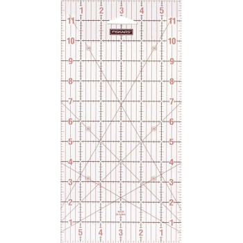 Fiskars Patchwork Liniaal - Transparant - 31x16 cm