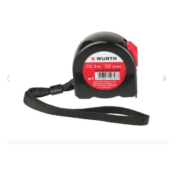 wurth rolbandmaat rolmeter 2 meter - rolmaat wurth rolbandmaat rolmeter 2 meter - rolmaat