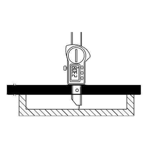 Meetbrug voor diepteschuifmaat DIGI-MET® 200mm PREISSER Meetbrug voor diepteschuifmaat DIGI-MET® 200mm PREISSER